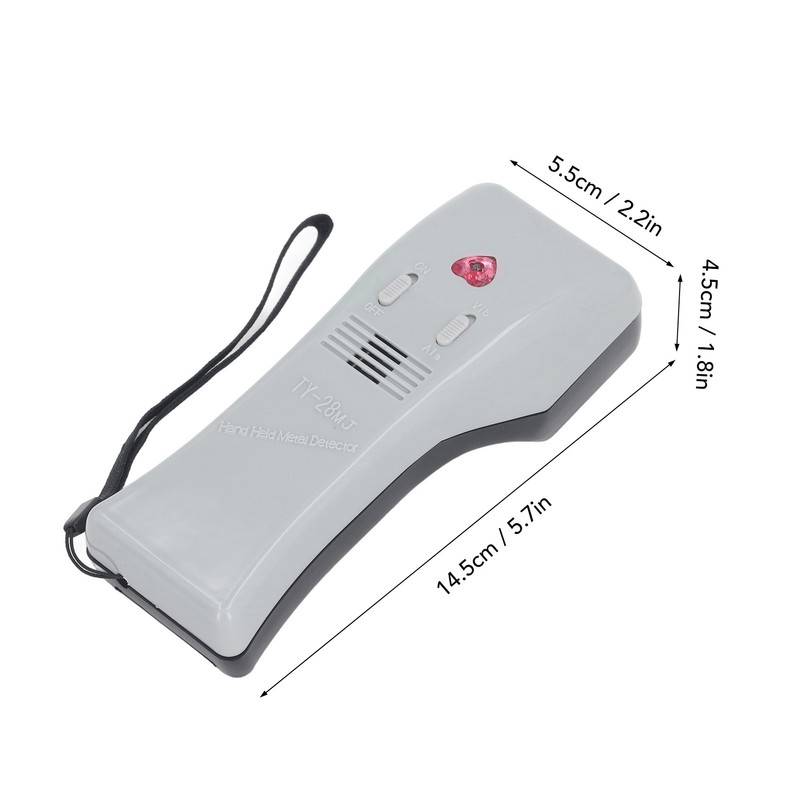Handheld Needle Detector Magnetic Detective Vibration Sound Alarm High Accuracy