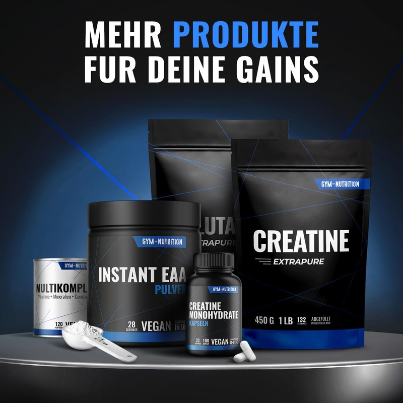 Creatine Monohydrate Capsules High Dose - 400 Tablets - 200