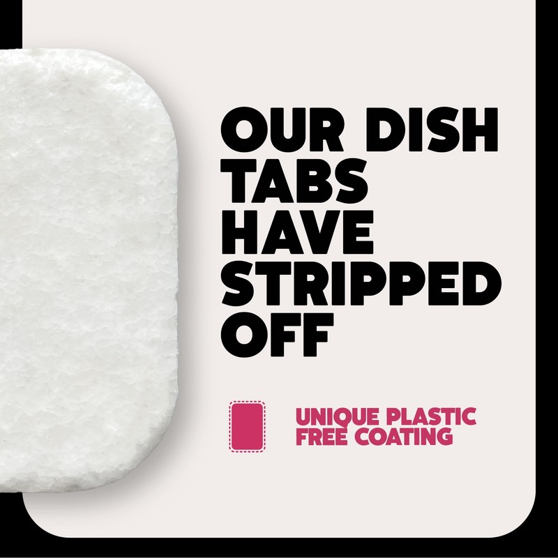 Ecover Power Dishwasher Tablets, All-In-One Dishwasher Salt & Rinse Aid,