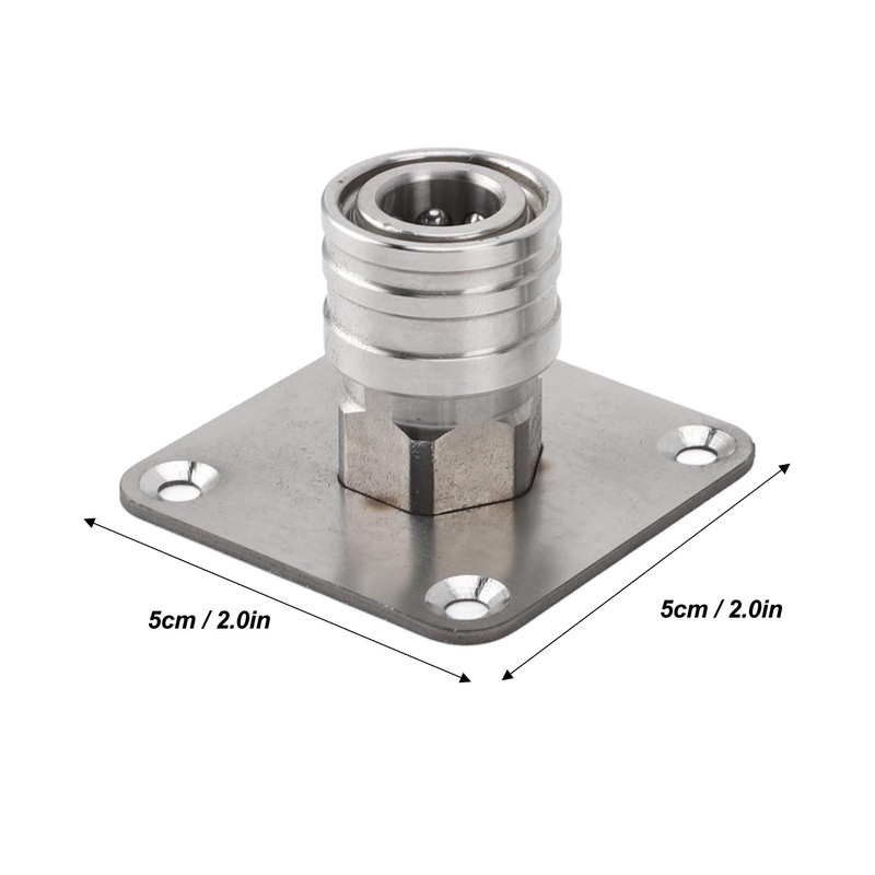 2Pcs Pressure Washer Foam Cannon Holder 1/4inch Quick Connect Stainless