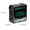 IP54 4*90° Portable Digital Inclinometer LCD Backlight Digital Protractor Slope