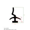 Exitex Low Ali Door Threshold Gasket Weather Seal Lip Flipper