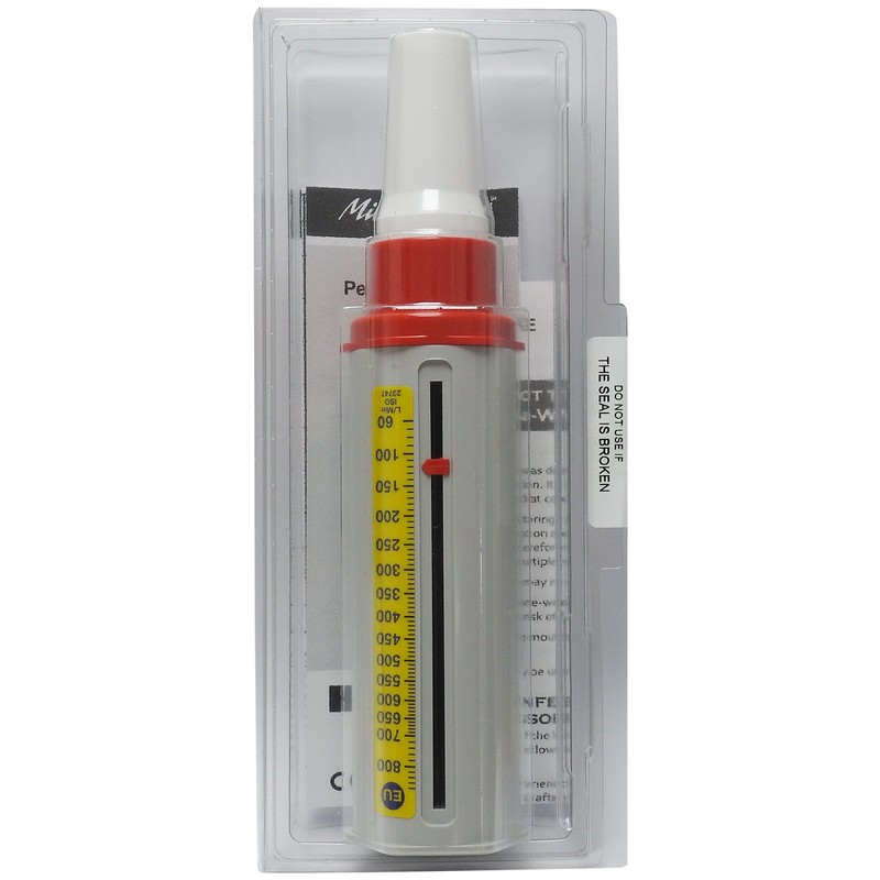 Mini Wright Peak Flow Meter Asthma Monitor Respiratory Tester, Single