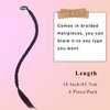 Braid Hair Extensions 6 Pcs Baby Braids Front Side Bang