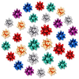 PHALIN 20/30PCS Christmas Charms, Metallic Red Green Gold Xmas Bow Charms Bulk, Holiday Charm Bracelet Making Kit, Christmas Jewelry Making Supplies Gifts (32PCS)