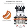 Woodworking Router Base with Transparent Cover Milling Cutter Slotting Bracket