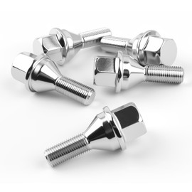 5PCS 12x1.25 Wheel Lug Bolts,OEM#6509933AA,6511051AA One-Piece Lug Studs,Upgrade 19mm Hex Wheel Bolt Car Accessories Compatible with Jeep Cherokee Chrysler 200 Dodge