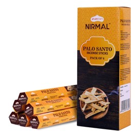 Hexa Palo Santo Incense Sticks - Pack of 6 Incense, 120 Sticks for Calming, Stress-Relief and Mindful Meditation | an Eco-Friendly, Non-Toxic and Unique Aromatic Incense Sticks by Shubhkart