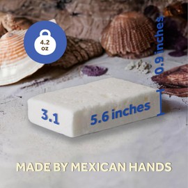 T.TAIO T.Taio Esponjabon Mother of Pearl Soap Sponge - Refreshing Shower Scrubber for Bath Wash & Oil Removal - Bathroom Necessities with Invigorating Scents - Mini Pearl Included