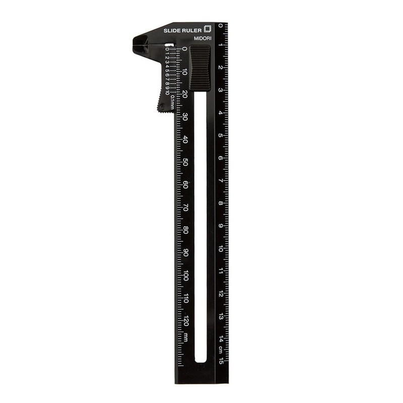 Midori CL Slide Ruler Black (42259006)