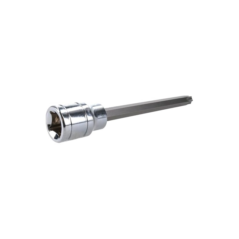 T27 3/8" Drive Extra Long 110mm Tamperproof Tamper Torx Star