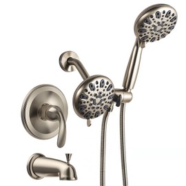 WRISIN Tub Shower Faucet Set with Valve, Bathtub Shower Faucet Set with Handheld Spray