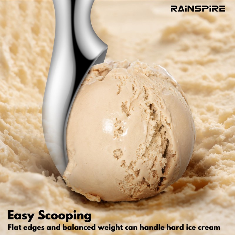 Urbanstrive Ice Cream Scoop Stainless Steel, Ice Cream Scooper Professional