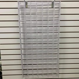 Exhivit Reja / Malla  Exhibidora De 100x50cms  -2 Pz Color Blanco