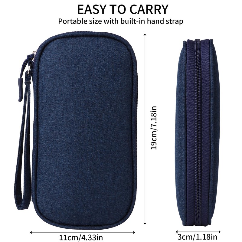 KINMINGZHU Travel Cable Organizer, Electronics Accessories Bag for Charger, Phone,