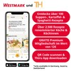 Westmark kitchen utensil set, 6 piece set, spatula, skimmer, spaghetti