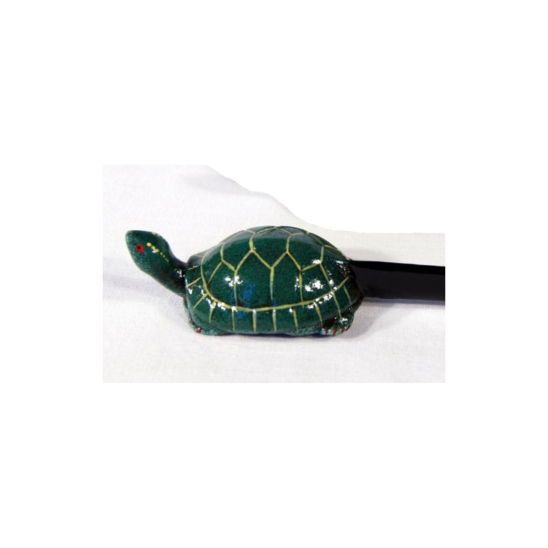 Hand Painted Green Turtle Letter Opener