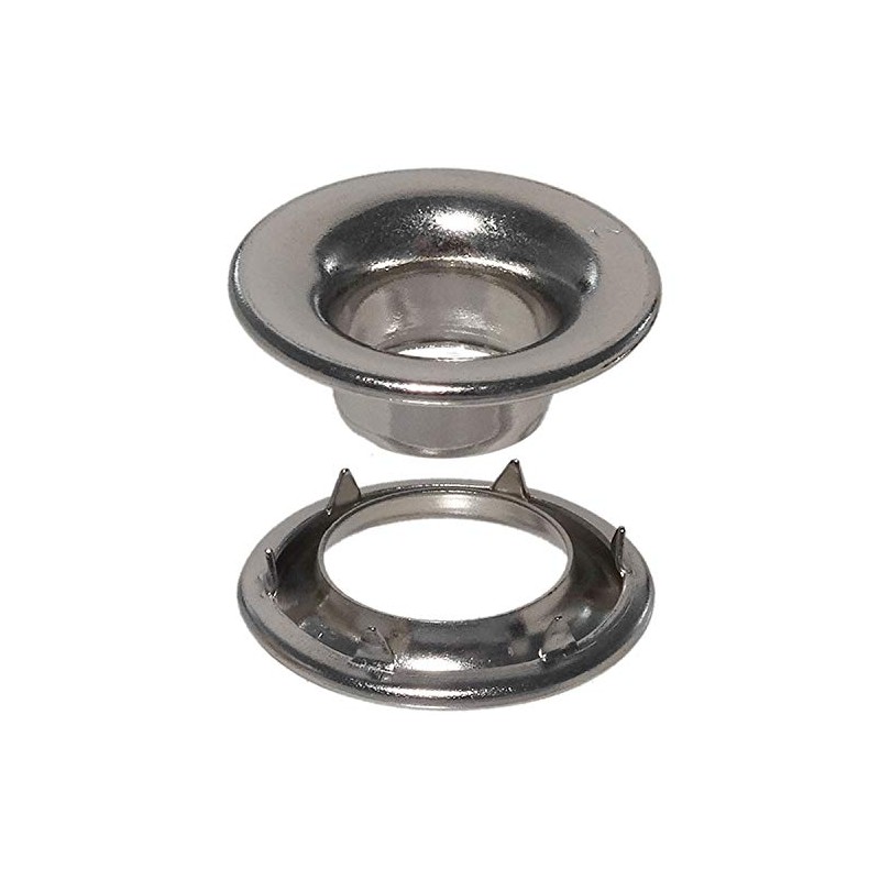 Stimpson E2RRGSWSS100 Stainless Steel Rolled Rim Grommet and Spur Washer