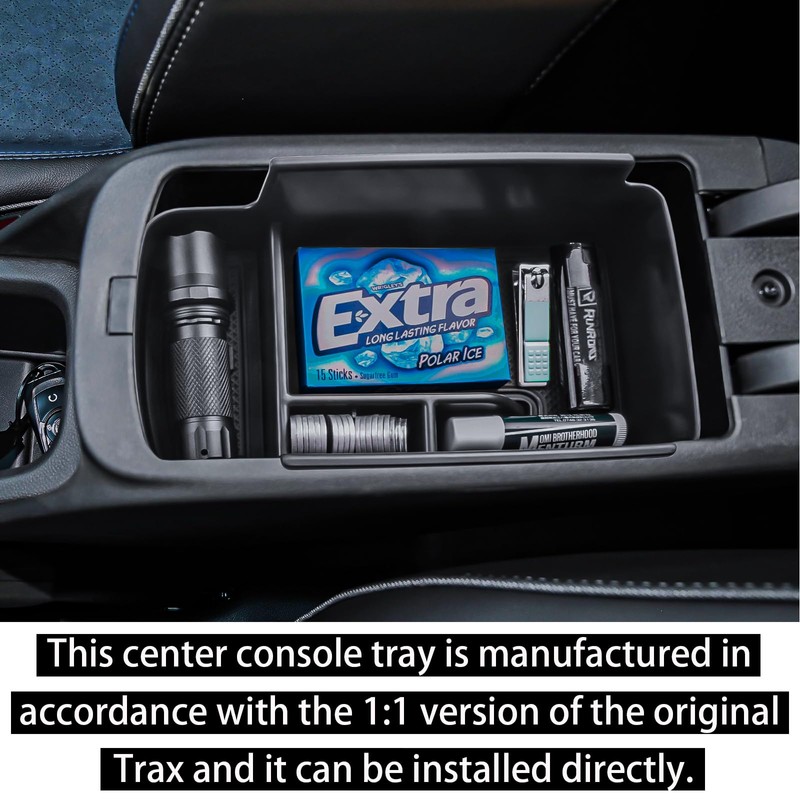 RUNROAD Center Console Organizer Tray Compatible with 2024 2025 Chevy