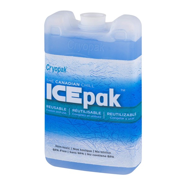 Cryopak ICEPAK Lunch Box, Transparent, 5x3x1 Inches