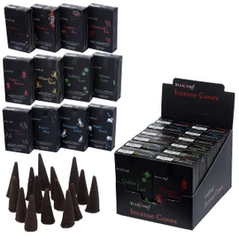 37352 Stamford Premium Hex Incense Cones - Gift Set 12 Packs - Mythological
