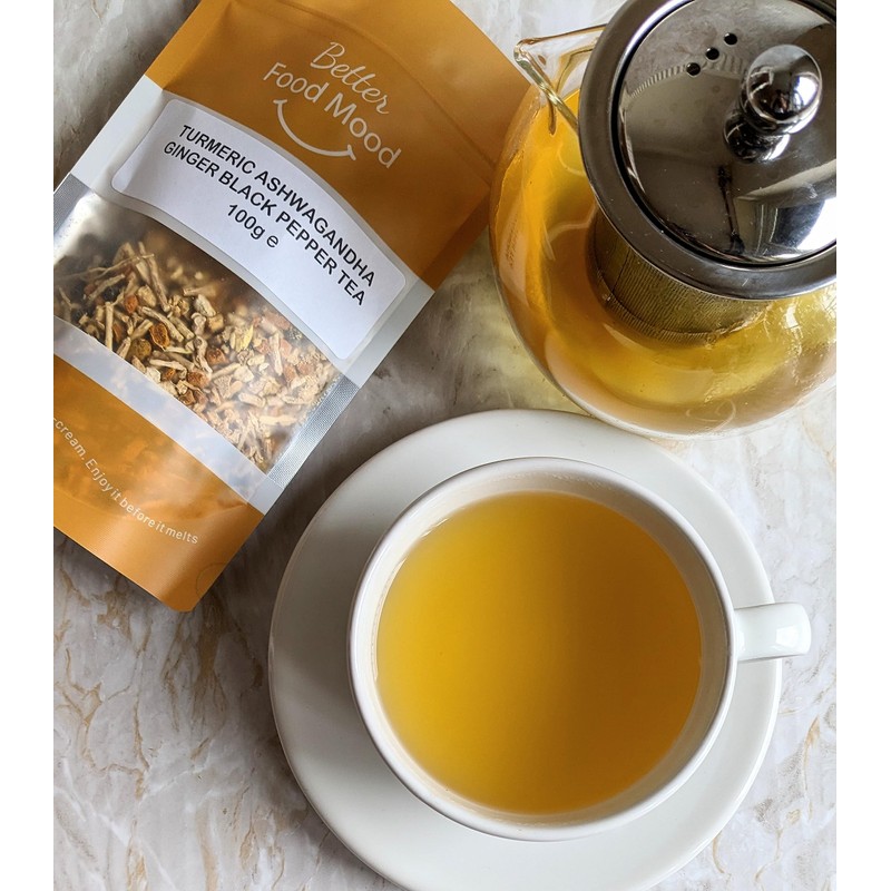 Better Food Mood Turmeric Ashwagandha Ginger Black Pepper Loose Leaf
