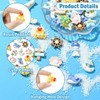 LiQunSweet 40 pcs 10 Styles Ocean Theme Resin Charms Whale