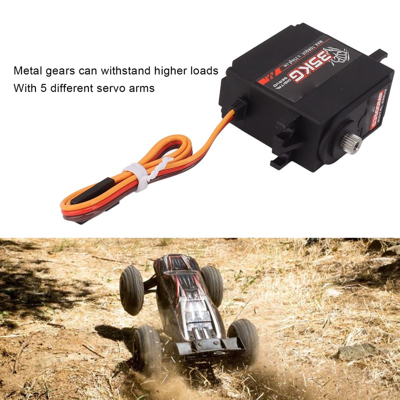 35KG Servo Motor High Precision Large Torque Low Noise RC