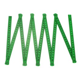 COHEALI 1pc Plastic Measuring Ruler Folding Ruler Metric Sewing Accurate Measuring Tool Random Color