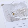 Inateannal Vintage Daisy Flower Rings Silver Adjustable Open Ring Large