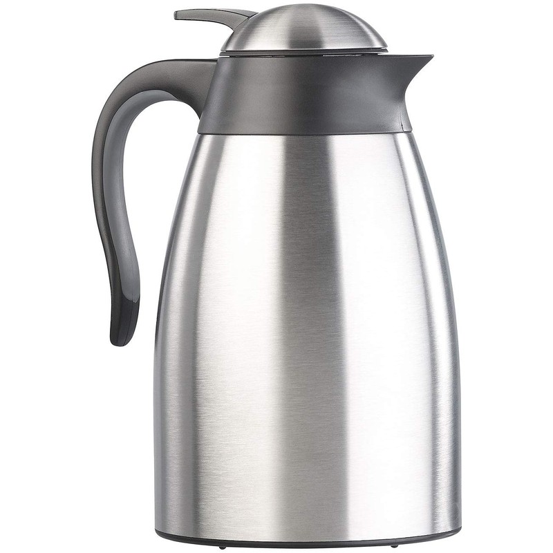 Rosenstein & Söhne Warming Jug: Double-Walled Stainless Steel Vacuum Flask