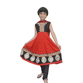 Ahaarya Red Churidar Kameez Dupatta Set (26)