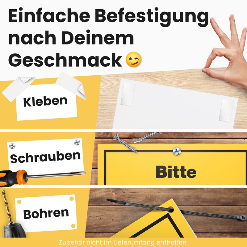 DankeDir! Bitte keine Werbung einwerfen außer Bier- 30 x 20