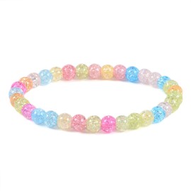 Justinstones Gem Semi Precious Gemstone 6mm Round Beads Stretch Bracelet 6.5 Inch, 6mm, no gemstone