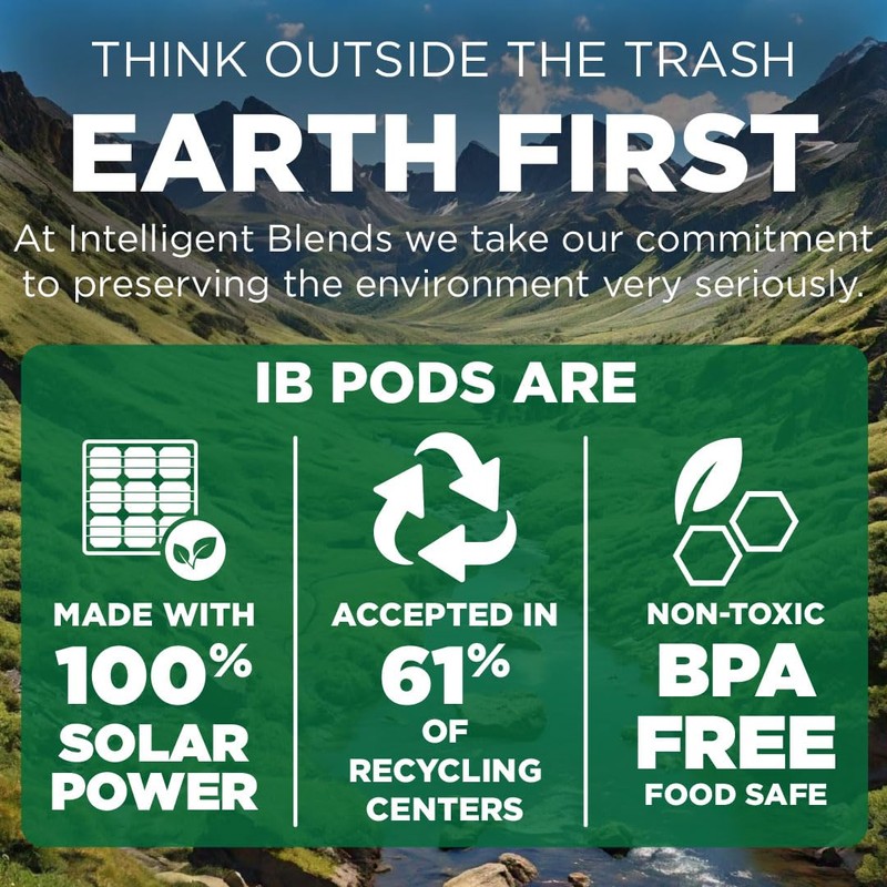 Intelligent Blends Medium Dark Roast Coffee Pods, 100 ct, Recyclable