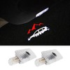 2 pcs Non-Fading LED Car Door Logo Lights Courtesy Projector