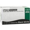 B M POLYCO BODYGUARD Nitrile Powder Free Glove, Black, Pack
