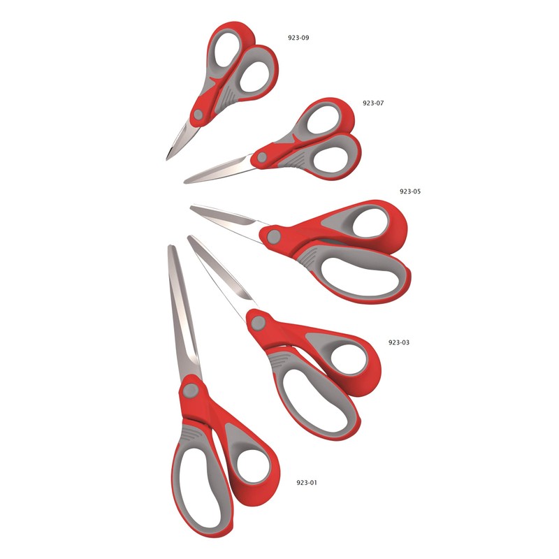 Kleiber 92307 Craft Scissors, Steel, Red, 152 mm