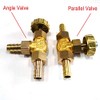 3/8" Brass Needle Valve Propane Butane Gas Adjuster Barbed Spigots