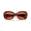 COACH Women's Hc8391u Pillow Tabby Universal Fit Oval Sunglasses, Caramel