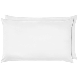 MR&MH Luxury Finest 100% Egyptian Cotton Pillowcase Pair – Premium Soft Cotton Pillow Covers, 2 Pack Set Available in 14 colors (White)