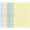 Exacompta 14243E Refill Sheets Lined for Organiser Assorted Colours