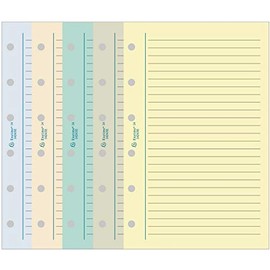 Exacompta 14243E Refill Sheets Lined for Organiser Assorted Colours