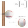 Tverghvad Ceramic Baseball Dresser Knobs, [6 Pack] Baseball Decor Drawer
