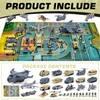33 in 1 Military Vehicles Toy with Army Men Action