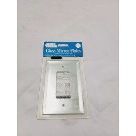 CRL Single  Glass Mirror Switch Plate Cover 5.25"L x 3.5"W