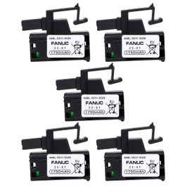 5 Pieces A98L-0031-0026 3V 1750mAh PLC Battery for FANUC A02B-0309-K102 PN FANUC A98L-0031-0026