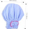 Set de 3 Toallas de Microfibra para Secar el Cabello