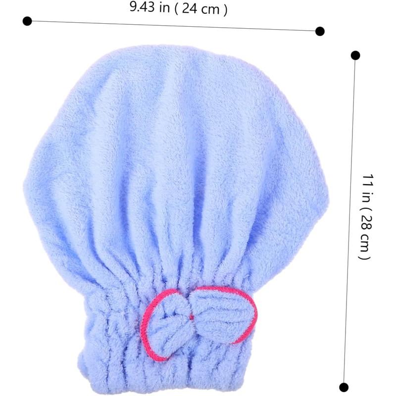 Set de 3 Toallas de Microfibra para Secar el Cabello