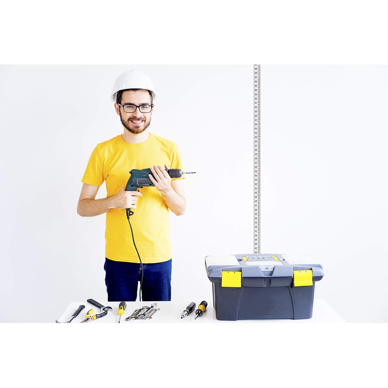 Height Indicator Adhesive Ruler - American-Made 7 Foot Ruler on